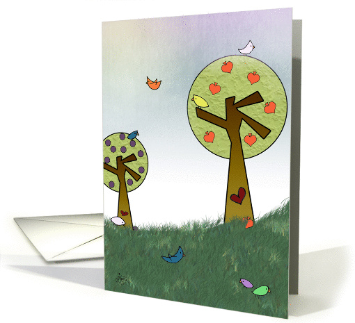 Hazy Day in the Orchard card (176475)