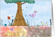 Stand Out card