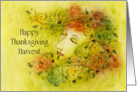 Autumn Nymph Thanksgiving Card
