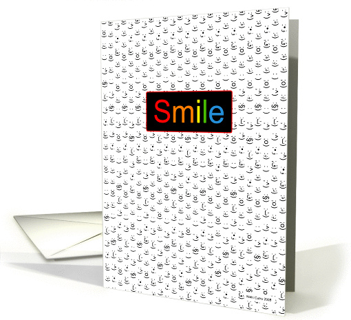 Smile Emoticons card (282279)