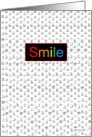 Smile Emoticons Card