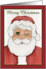 Santa Christmas Card