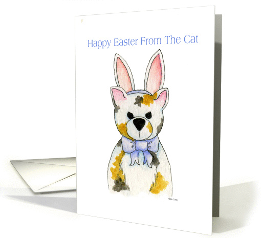 Happy Easter From the Cat card (335877)