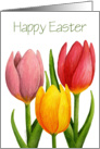 Happy Easter Tulip Card