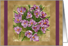 Spring Crocus Easter Card