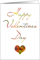 Valentine Watercolor Card
