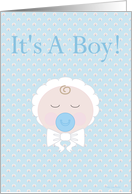 It's A Boy Card