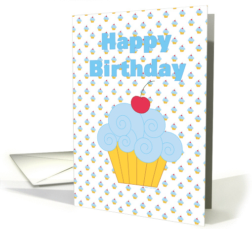 Happy Birthday Cupcake card (389614)