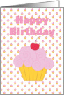 Happy Birthday Cupcake Card