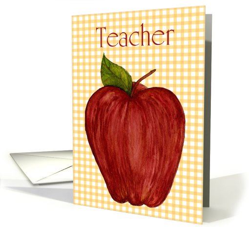 Teacher Apple card (431887)