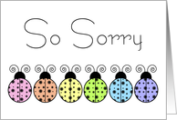 Lazy Daisy Ladybug Card
