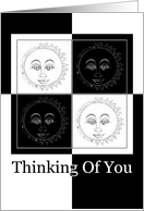 Dual Personality Thinking Of You Card