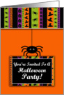 Halloween Party Invitation card