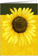 Sunflower Card