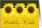 Sunflower Birthday Card