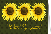 Sunflower Sympathy Card