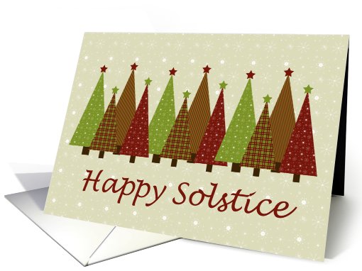 Calico Solstice Trees card (527422)