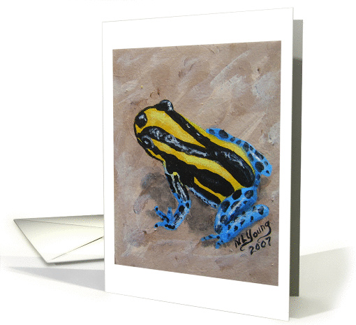 Poison Dart Frog (Yellow and Blue) card (178947)