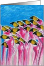 Flamingos card