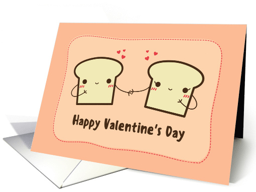 Happy Valentine's Day Toast card (1732622)