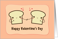 Happy Valentine’s Day Toast card