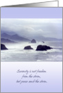 Stormy Sea - Blank Photo Card