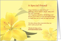 Happy Birthday Friend card