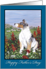 Collie Dog Father’s Day Card For Dad card
