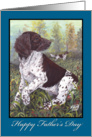 Small Munsterlander Dog Father’s Day Card For Dad card