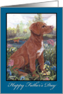 Nova Scotia Duck Tolling Dog Father’s Day Card For Dad card