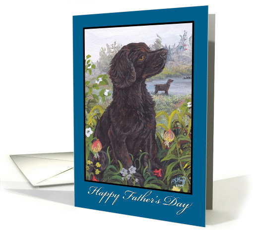 Boykin Spaniel Dog Father's Day Card For Dad card (1120858)