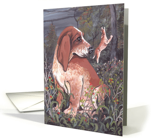 English Coonhound Dog card (1285906)