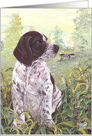 German Shorthaired Pointer Dog Card