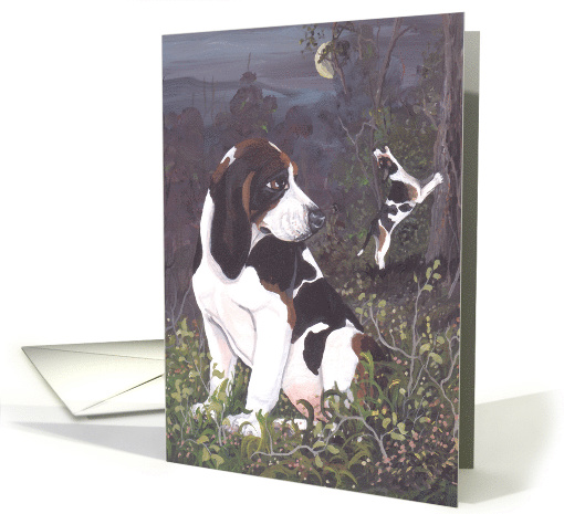 Treeing Walker Coonhound Dog card (1285950)