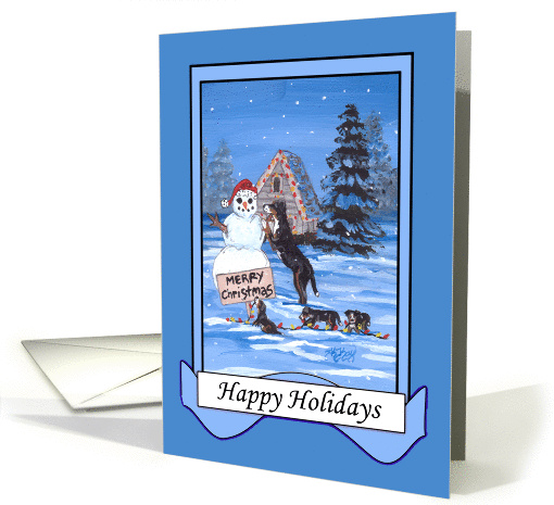 Bernese Mountain Dog Family Christmas card (1398864)