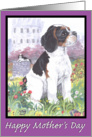 Cavalier King Charles Puppy Dreamer Mother’s Day card