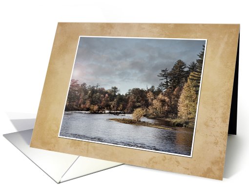 Autumn Forest, Blank Notecard card (184429)