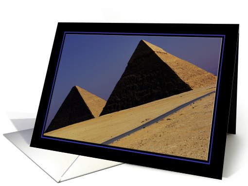 Double Pyramid card (185521)