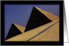 Double Pyramid card