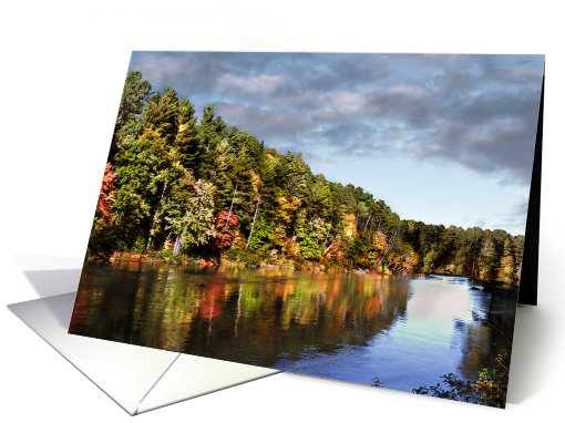 Autumn Forest, Blank Notecard card (195053)