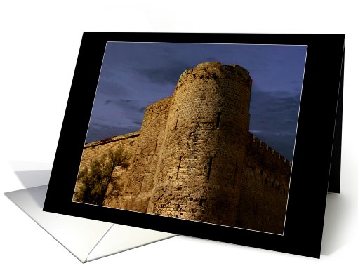 Castle at Dusk card (207075)