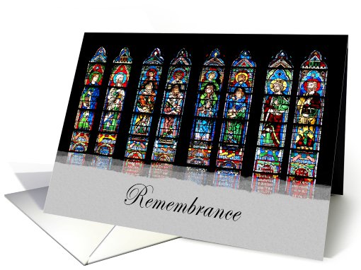 In Remembrance card (255692)