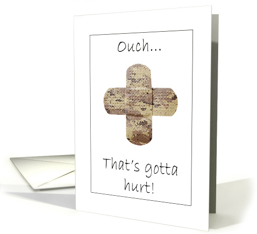Ouch - Get Well Soon card (255708)