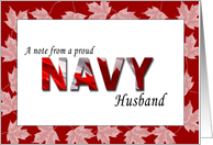 Proud Husband card