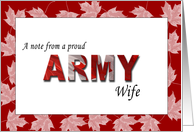 Proud Army Wife