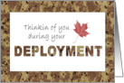 Deployment card