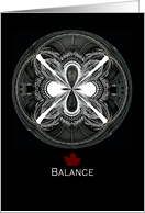 Balance card
