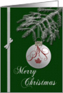 Merry Christmas Ornament card