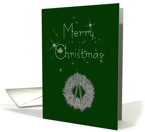 Merry Christmas Wreath card (257972)