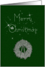 Merry Christmas Wreath card